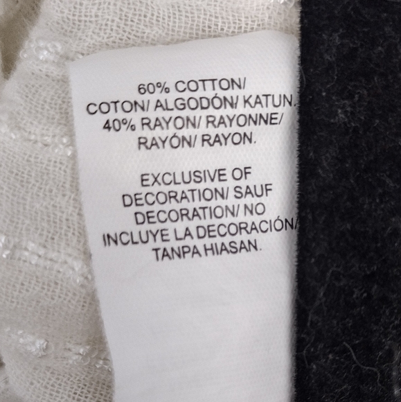 Lucky Brand Sheer Boho Top - Picture 4 of 5